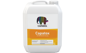 Capatox раствор анти плесень для очистки от поражения водорослями и грибками, CAPAROL CAPATOX раствор анти плесень для очистки от поражения водорослями и грибками 10л